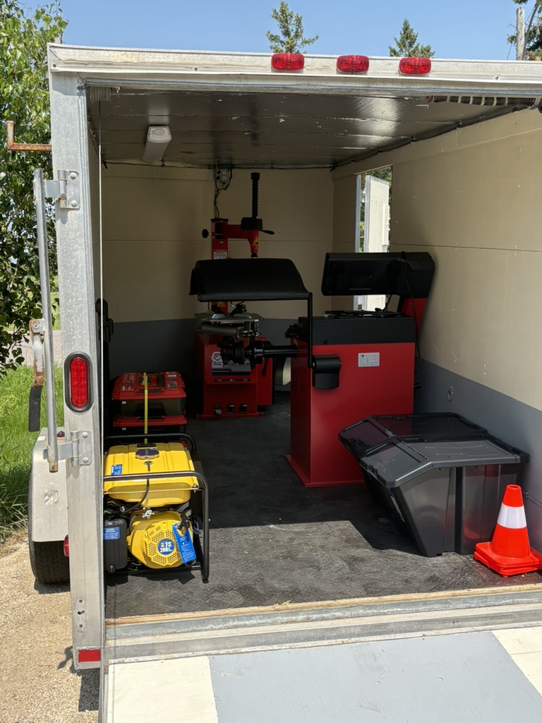 Inside a BusinessPack trailer